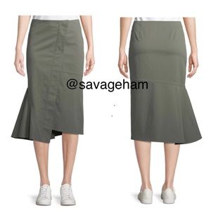 Theory Reconstructed Midi Skirt